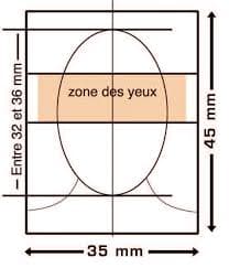 Zone des yeux
